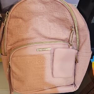 Juicy Couture Blush Embossed Backpack